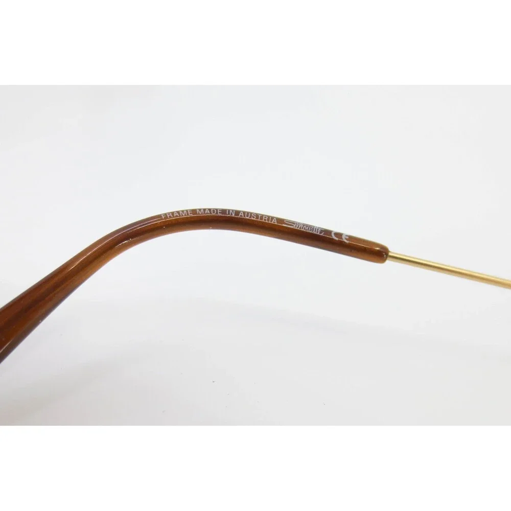 Silhouette M 6468 V 6050 Gold Oval Eyeglasses Frames Austria 48-19-135 Vintage